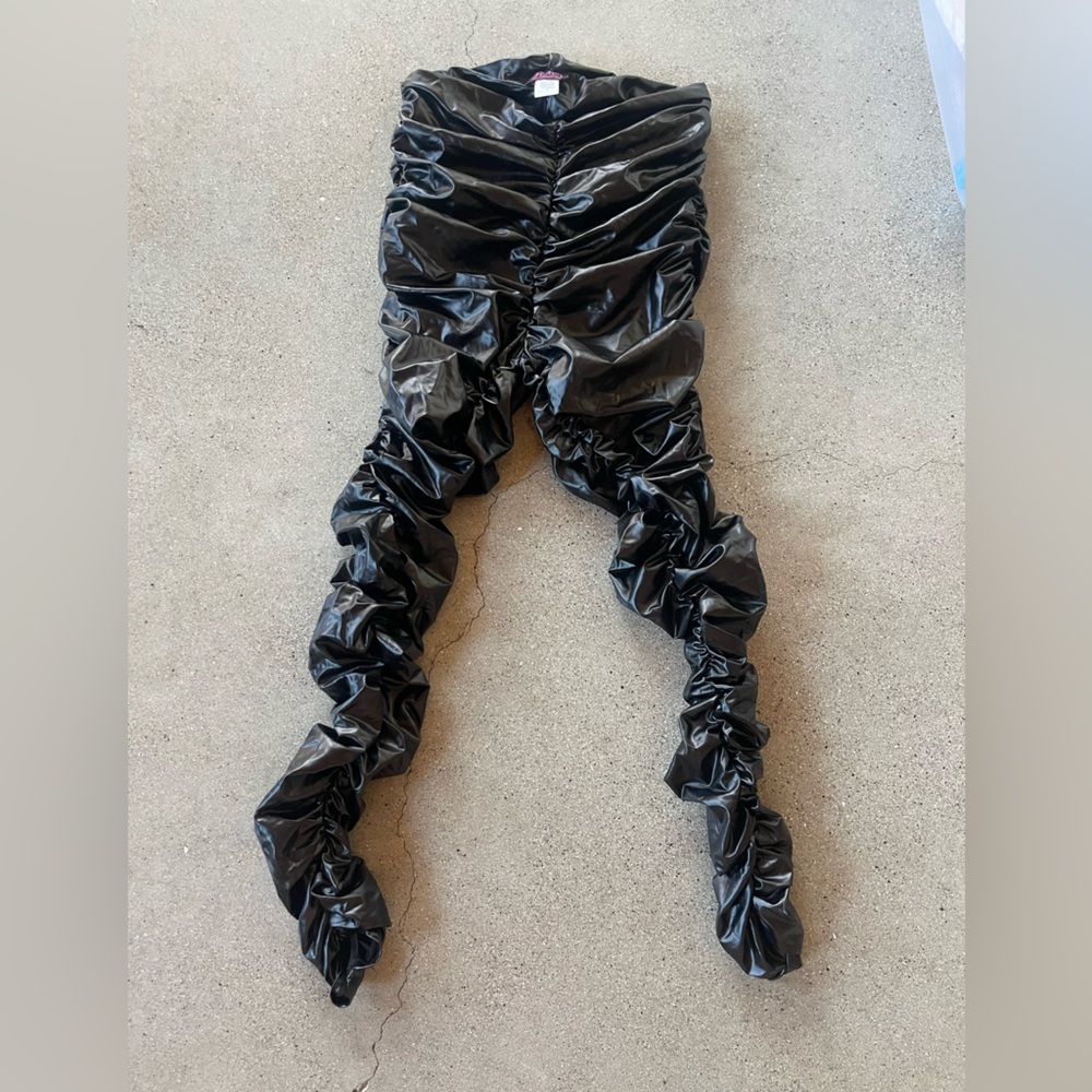 Scrunch liquid leggings